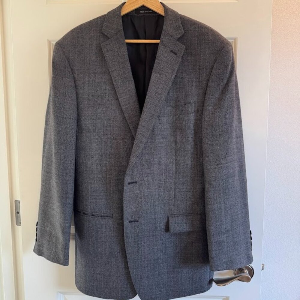 Calvin Klein Men's Slim Fit Wool Blend Stretch Suit Jacket